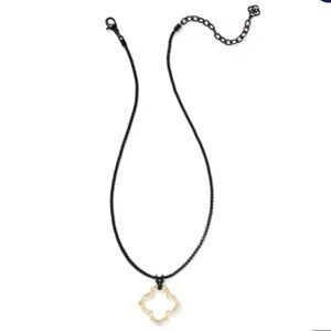 Kendra Scott Iris Statement Necklace - Gold/Gunmetal Mix
